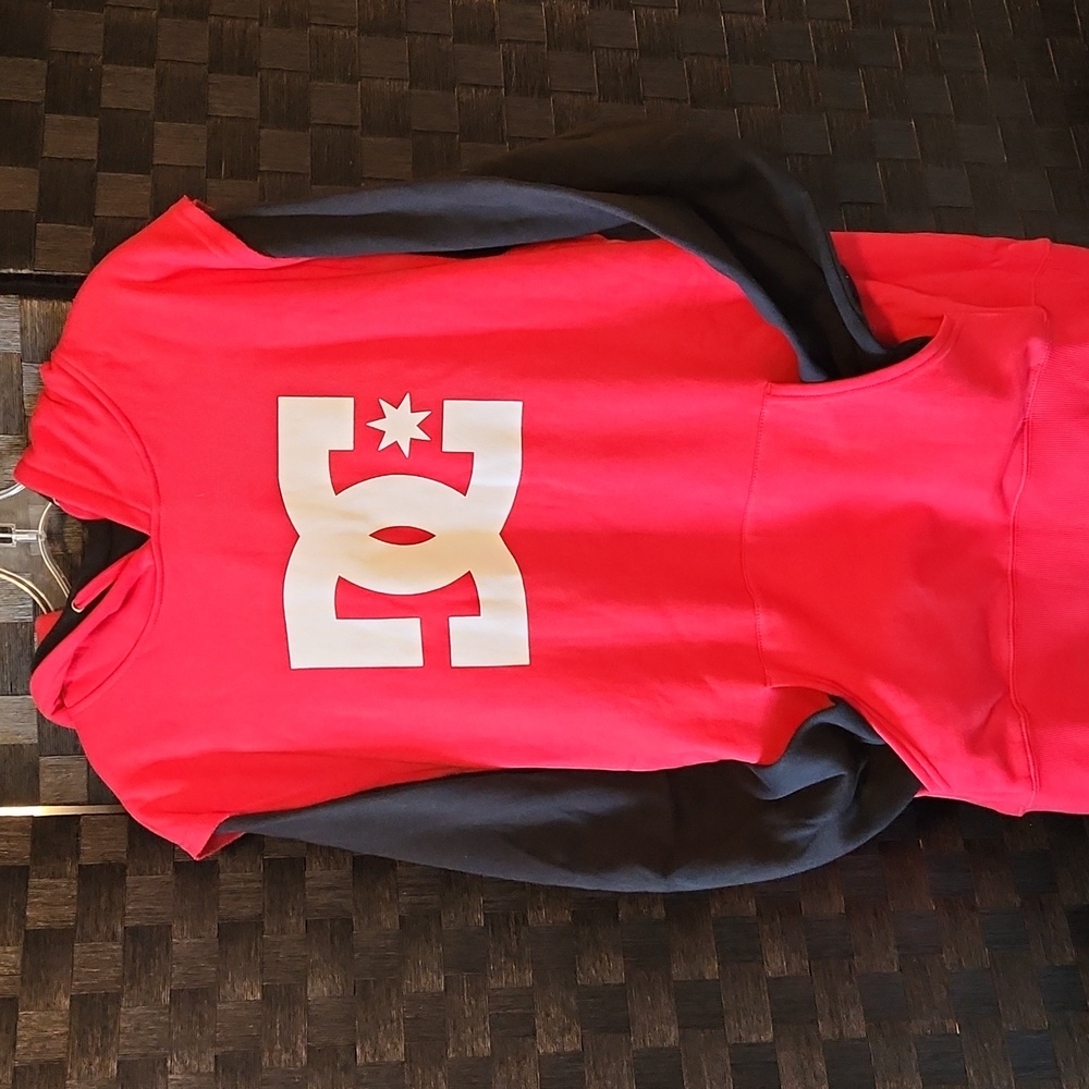 DC Red and Black Pullover Hoodie